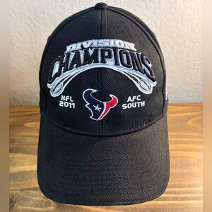 Houston Texans 2011 AFC South Division Champions Strapback Cap Hat NFL On Field
